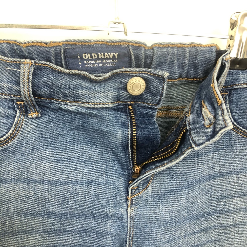 Old Navy G Patch Denim Blue Rockstar Jeggings - Picture 5 of 8